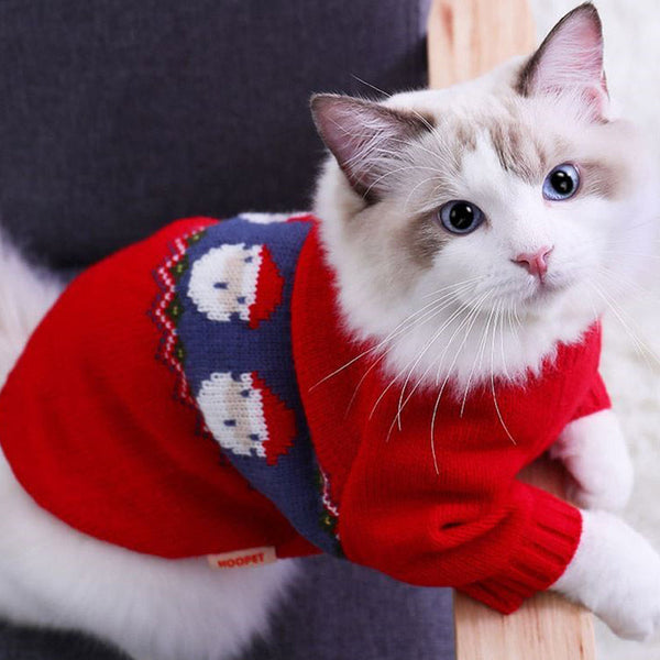 Santa Claus Cat Sweater