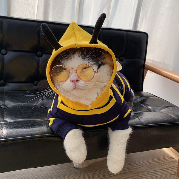 Bee Shaped Cat Clothes