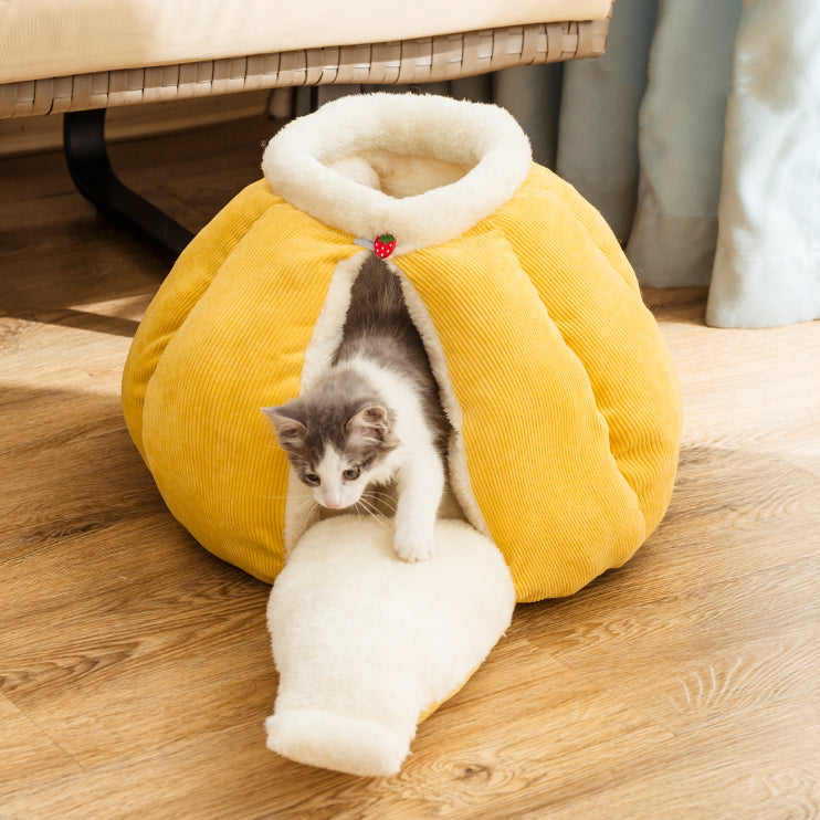 Pumpkin Cat Bed – fluffytempo